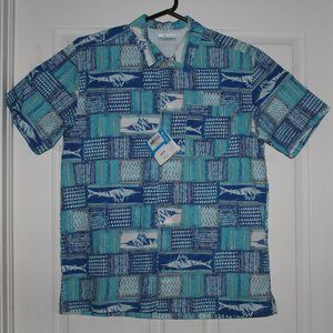 Columbia - Men's Blue Fish print shirt